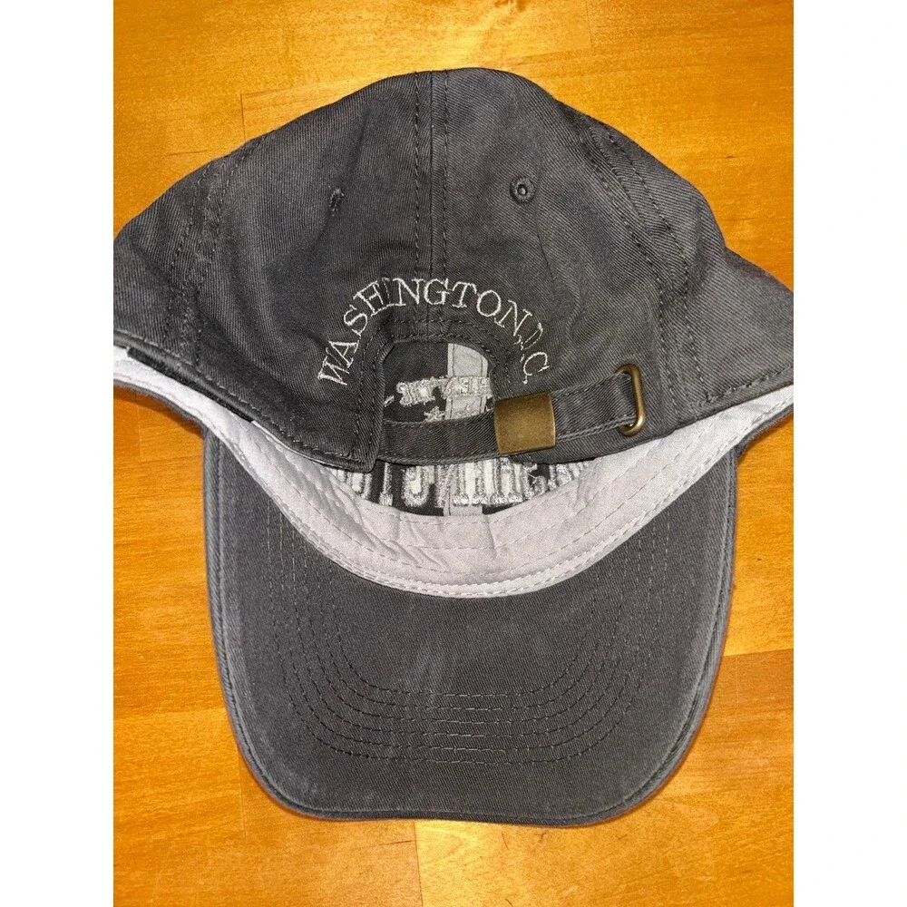 Washington D.C. Baseball Cap Hat Dark Gray